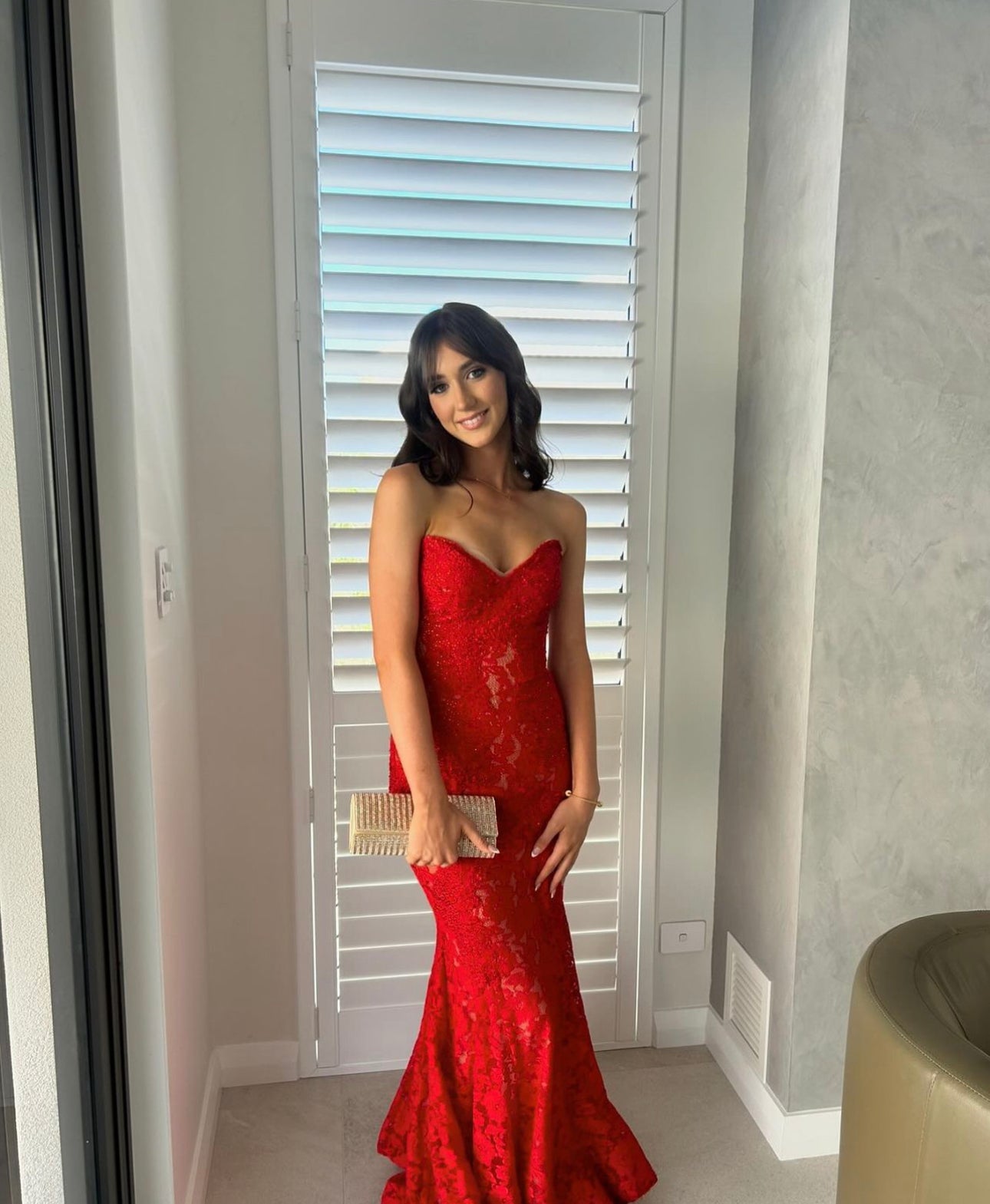 Jovani Gown Red