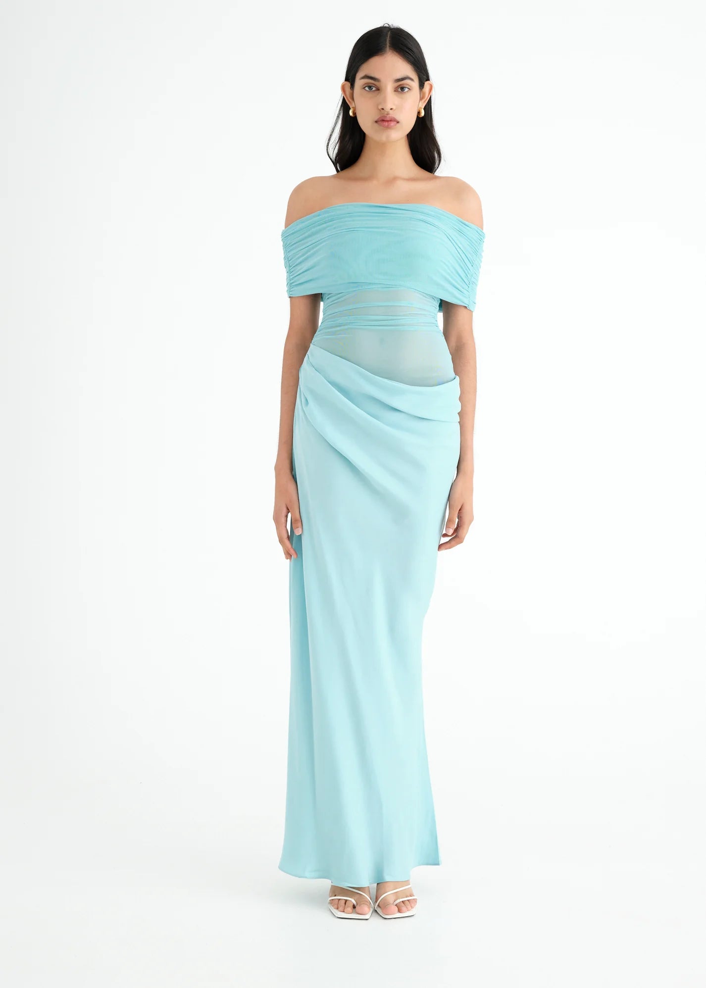 Benni Nico Gown Aqua